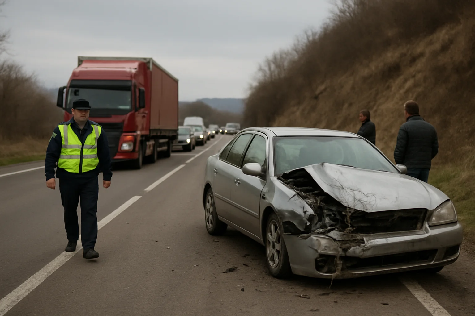 Accident DEx12 Albota: Două victime, trafic blocat spre Pitești