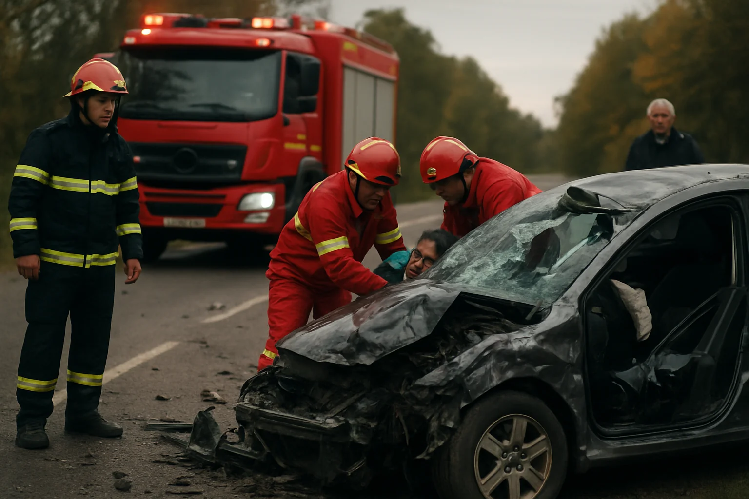 Accident grav în Rociu: Un mort și un rănit