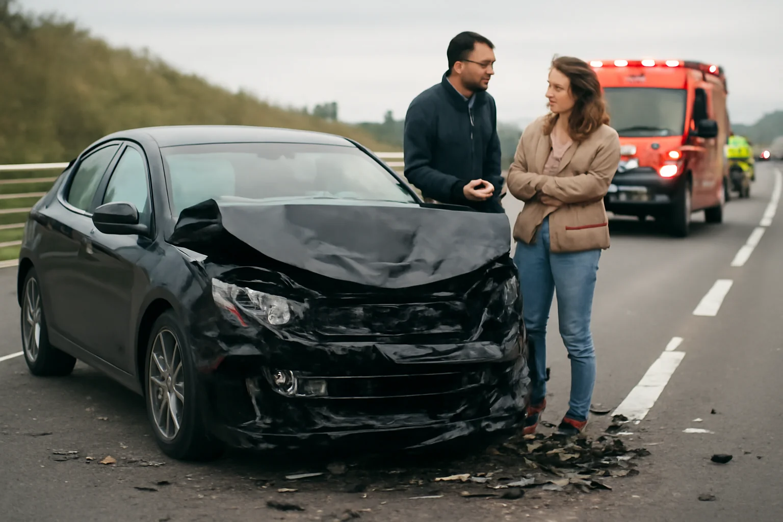 Accident grav pe Autostrada A1 București-Pitești acum
