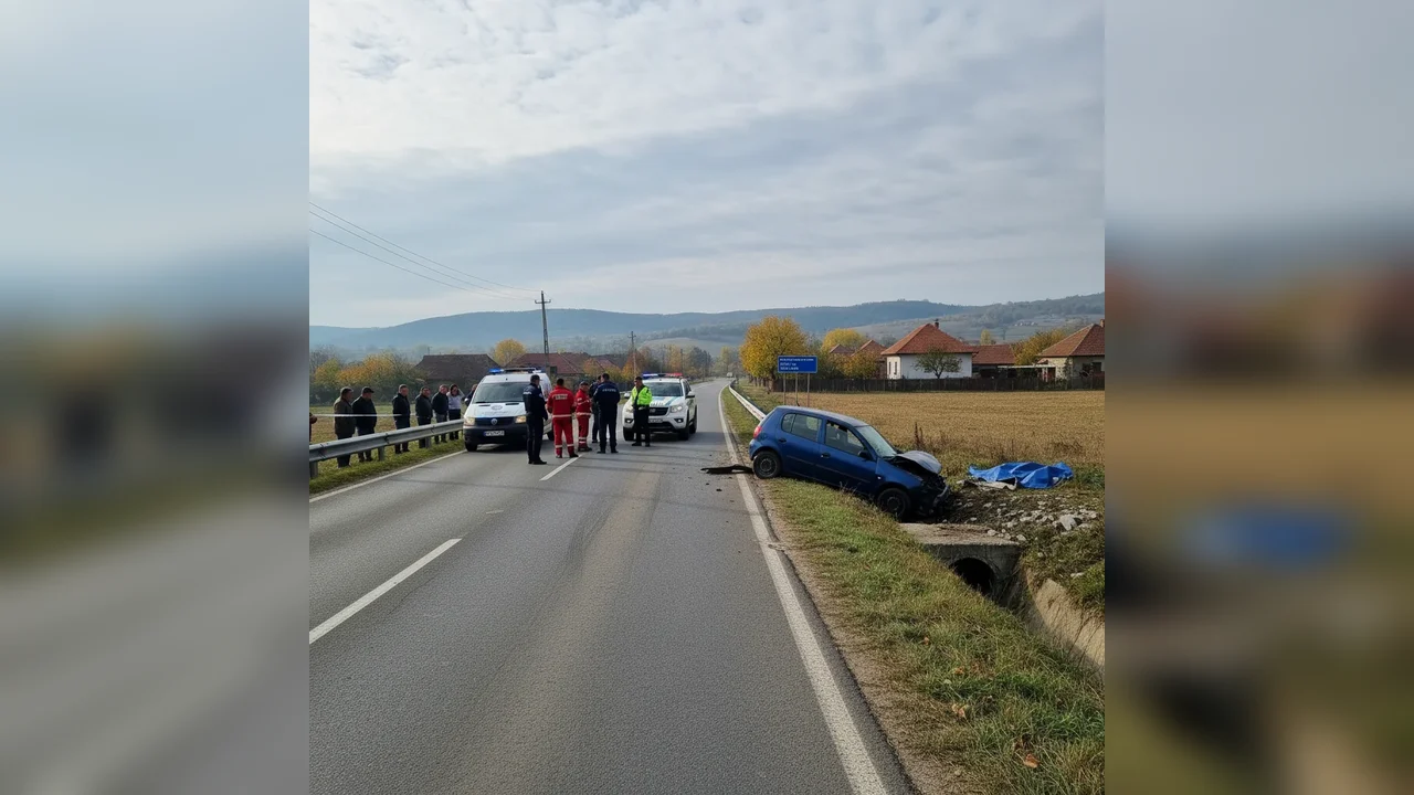 Accident rutier mortal lângă Pitești, pe DN 73, un minor de 17 ani și-a pierdut viața