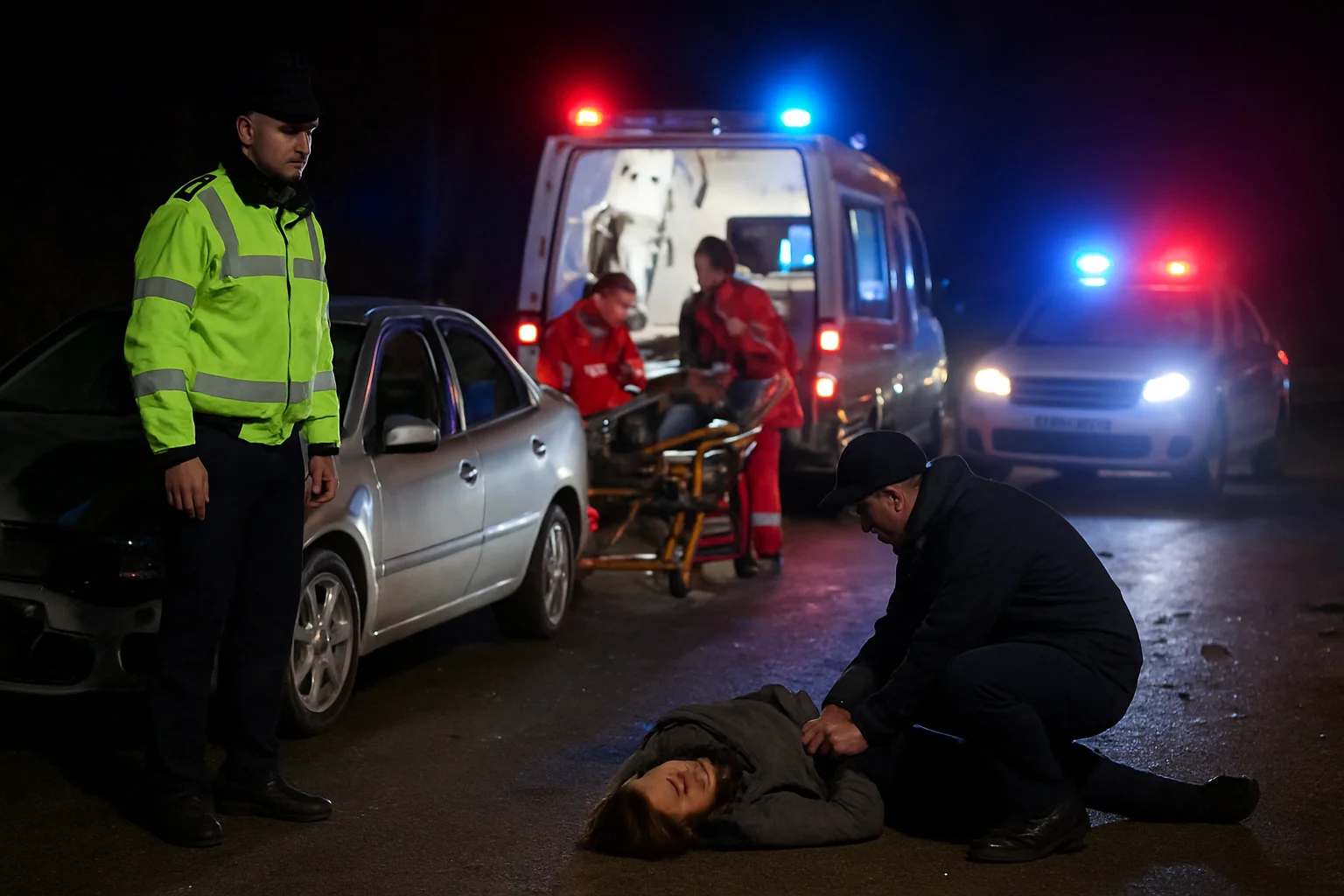 Accidente rutiere în Argeș: Două persoane la spital