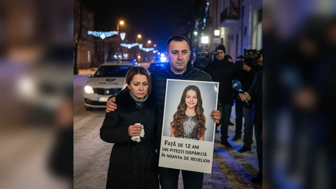 Adolescentă de 12 ani din Pitești dată dispărută în noaptea de Revelion 2025–2026