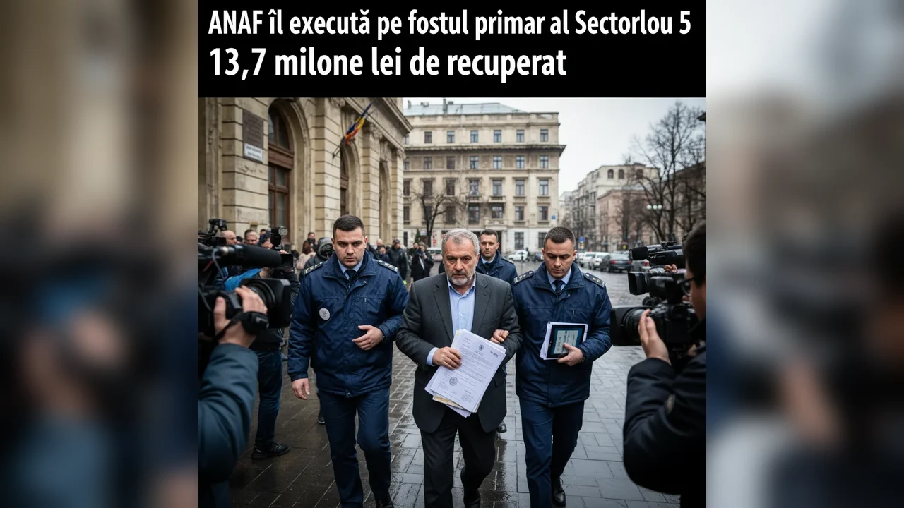 ANAF începe executarea silită a fostului primar al Sectorului 5 pentru datorii de 13,7 milioane lei