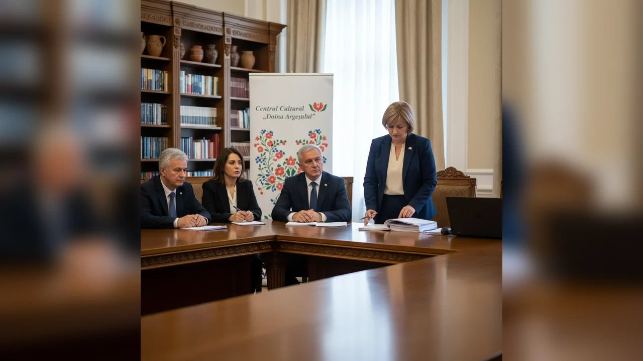 Argentina Culcuș a susținut examenul pentru conducerea Centrului Cultural Doina Argeșului
