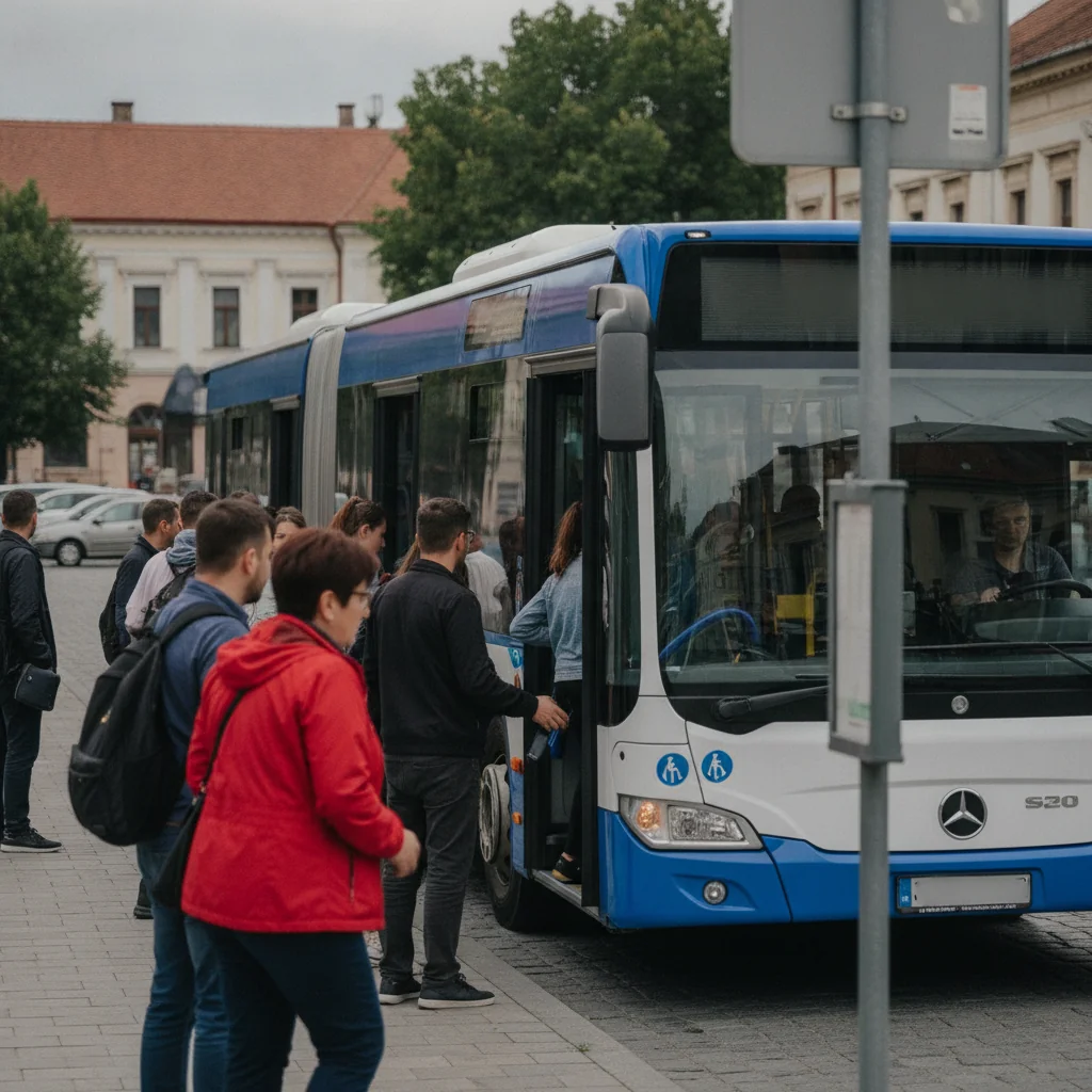 Autobuz suplimentar pe linia M12 în Bradu, de azi, din cauza lucrărilor pe DJ 659