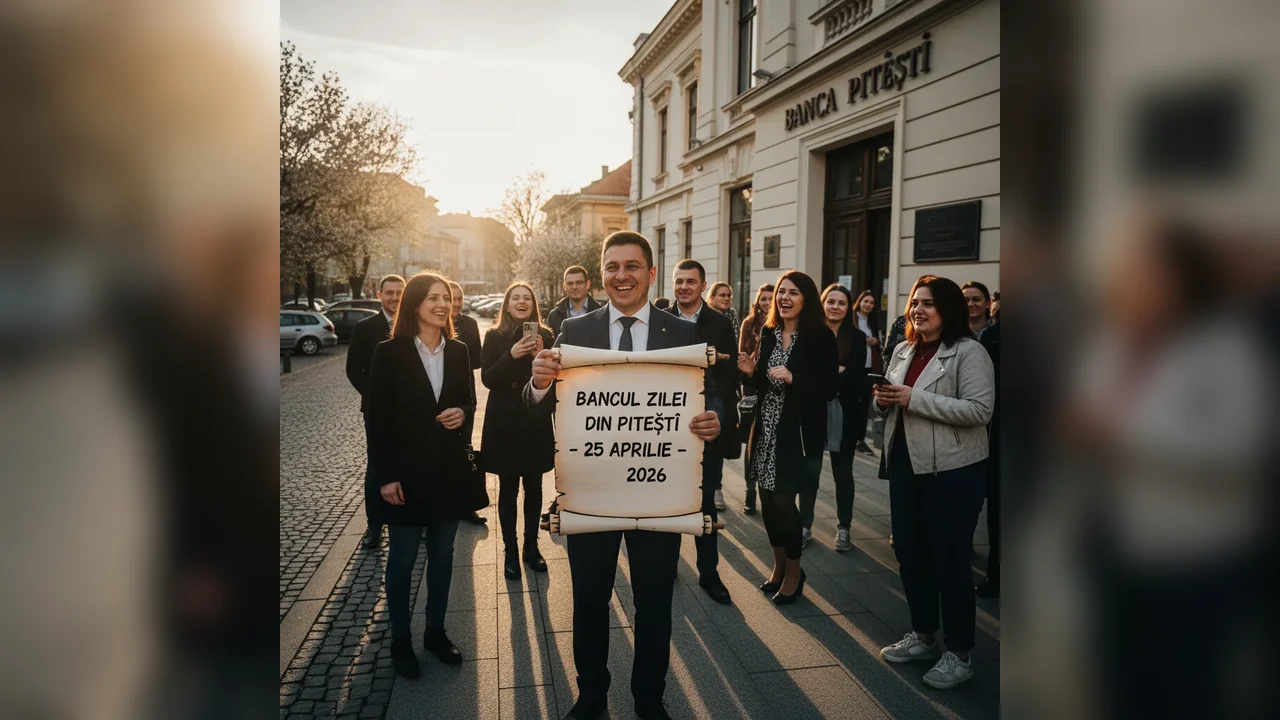 Bancul zilei din Pitești – 25 aprilie 2026