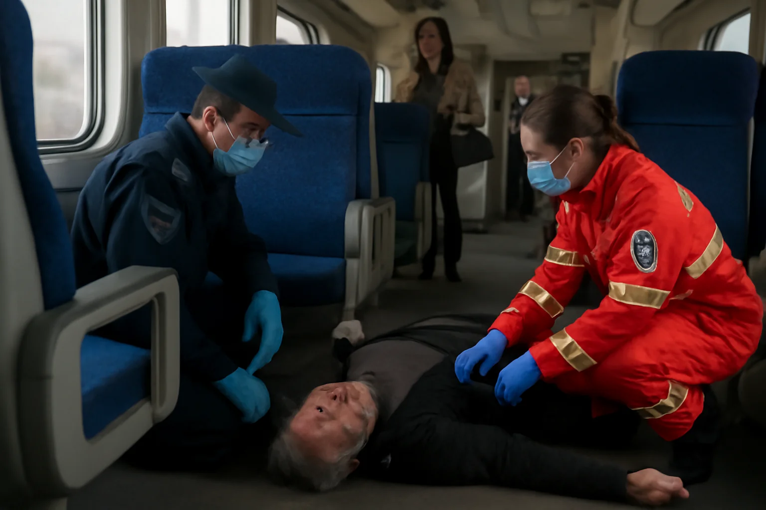 Bărbat de 59 de ani găsit mort în tren în timpul călătoriei