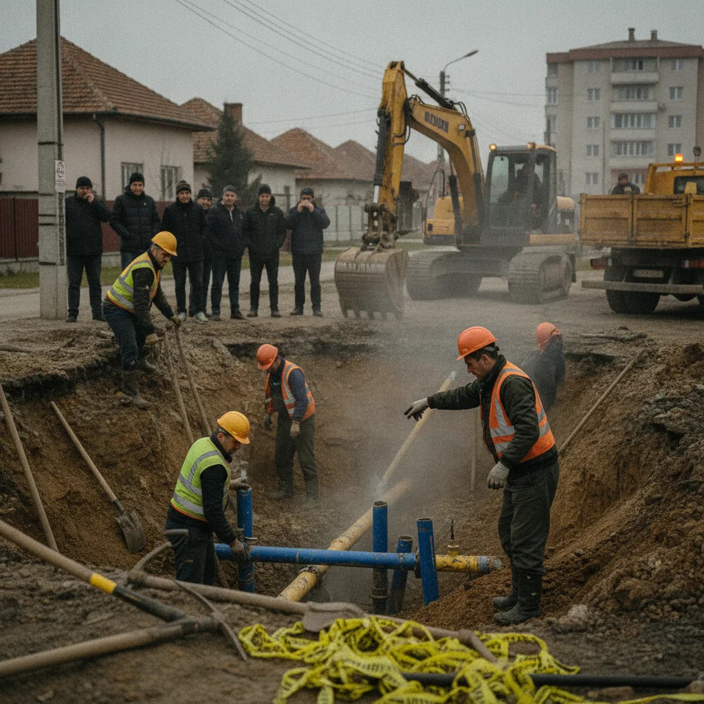 Bascov și Schiau: 553 de clienți, fără gaze după o avarie