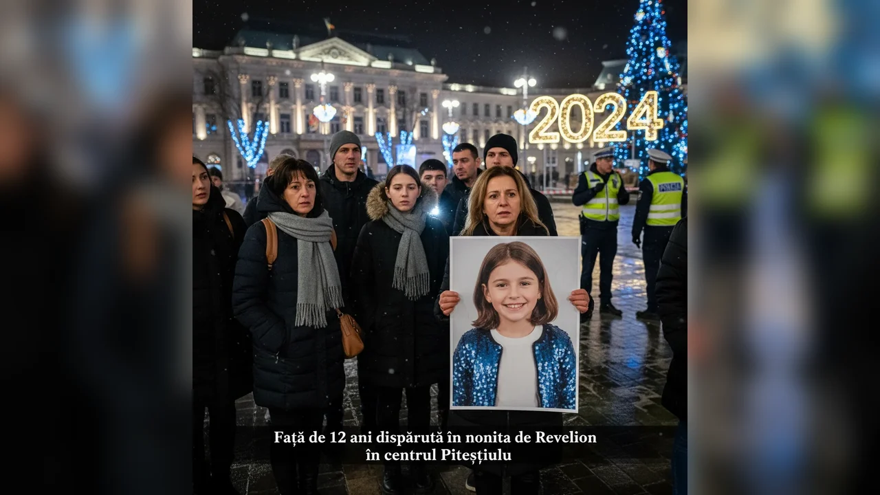 Căutări în Pitești după dispariția unei fete de 12 ani în noaptea de Revelion
