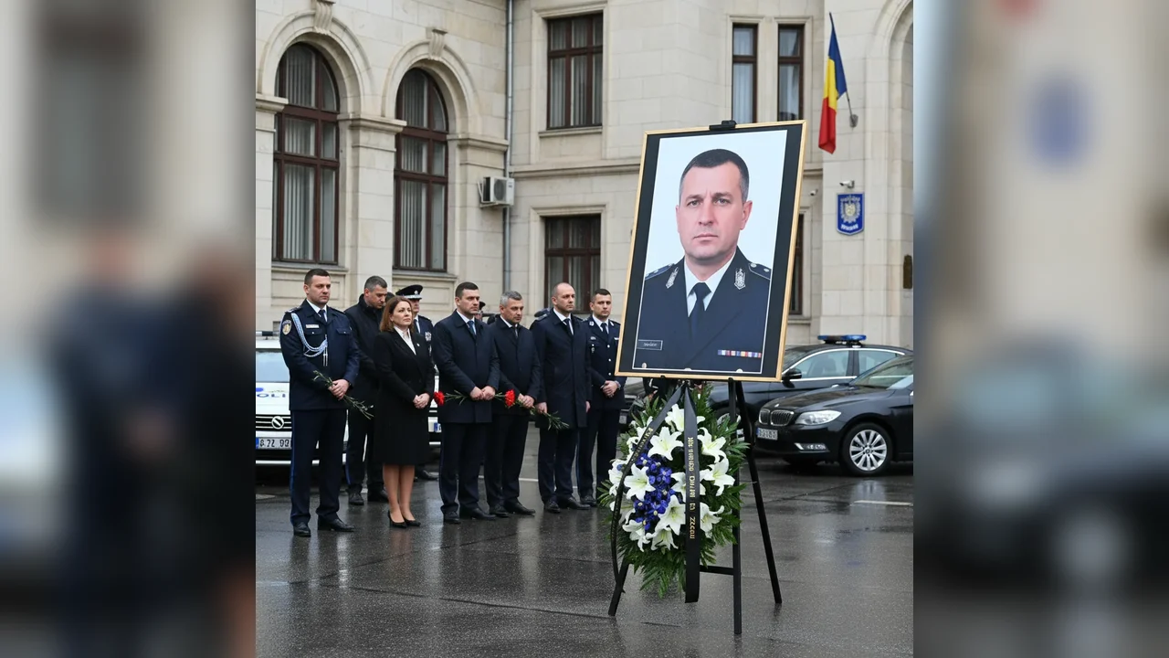 Comisar-șef Marius-Daniel Mîrzacu a murit în timpul serviciului la Pitești