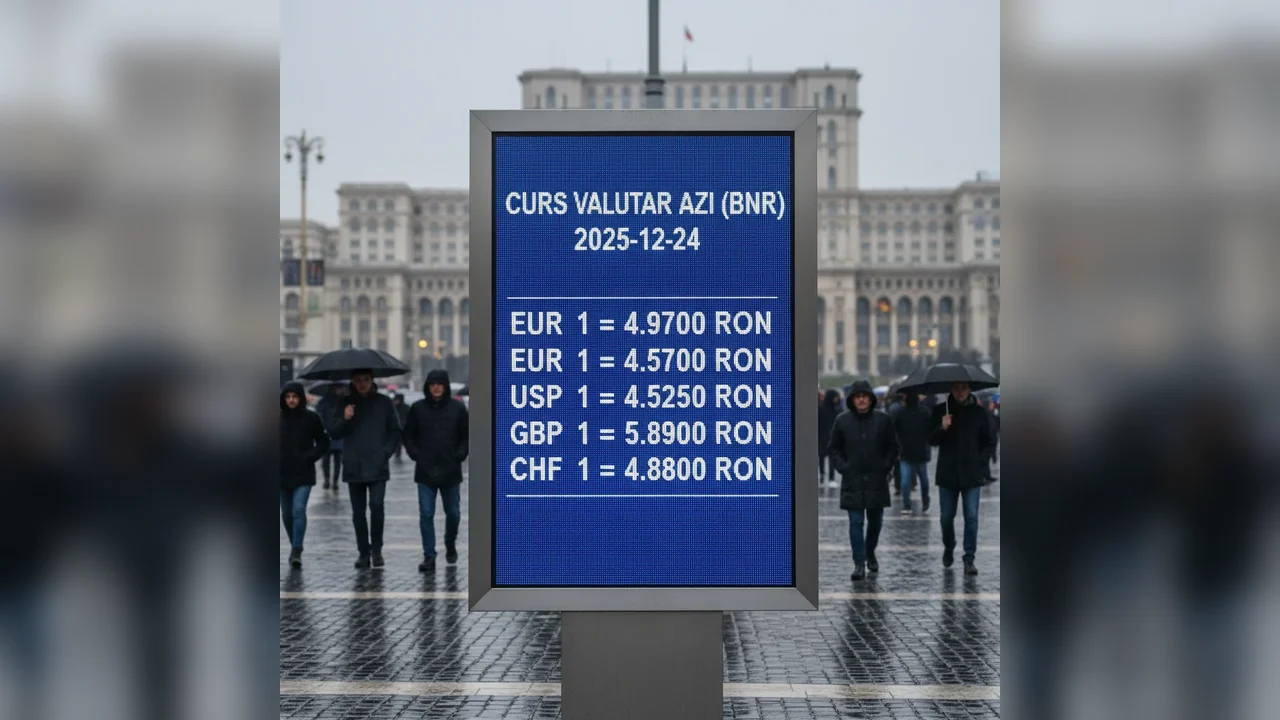 Curs valutar azi (BNR) – 2025-12-24