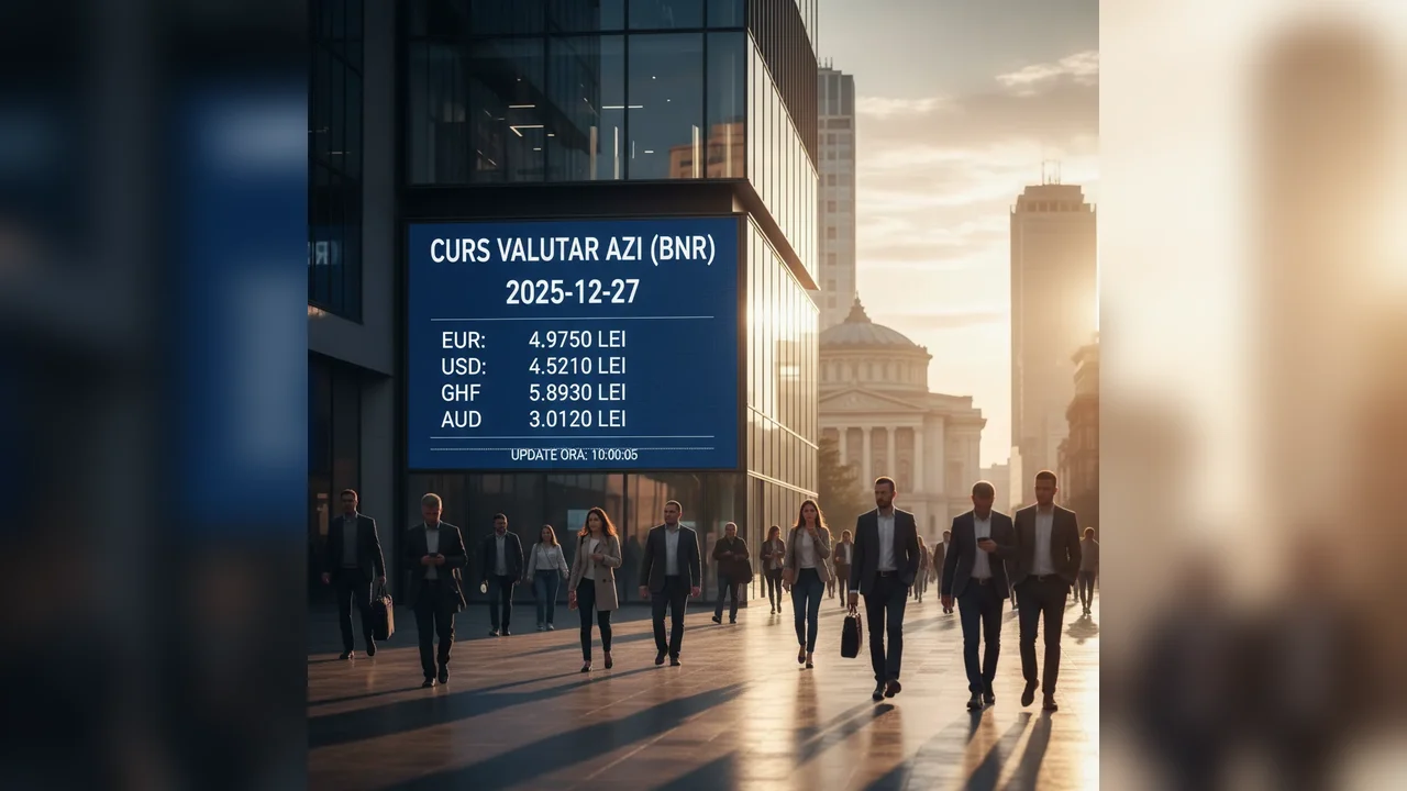 Curs valutar azi (BNR) – 2025-12-27