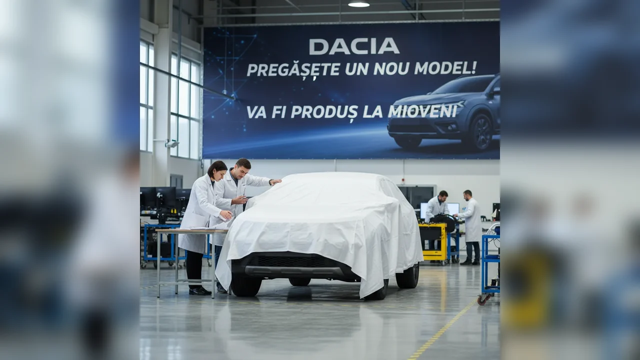 Dacia lansează un nou model fabricat la uzina din Mioveni