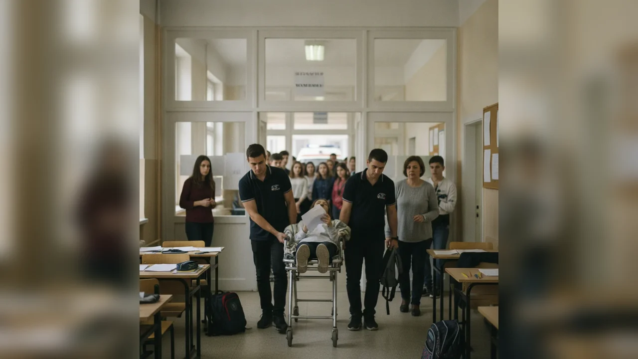 Elevă din Pitești, la spital după un incident la Evaluare Națională