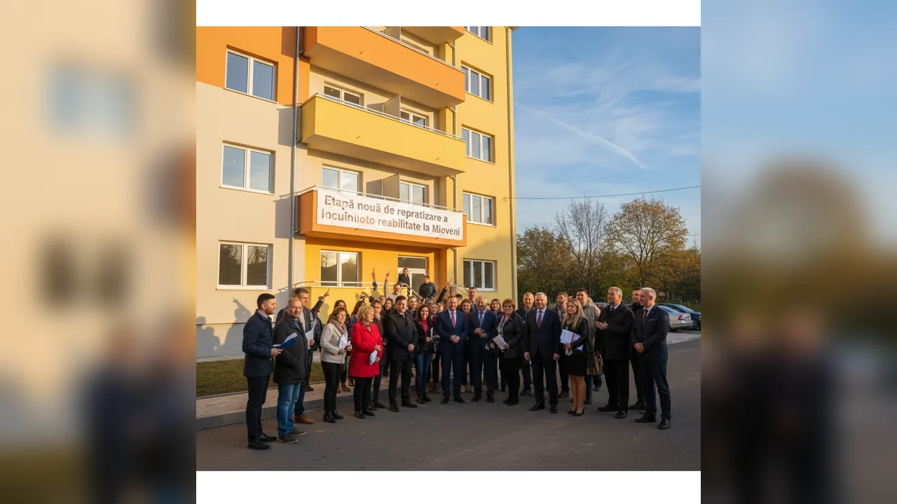 Etapă nouă de repartizare a locuințelor reabilitate la Mioveni, anunțată pentru locatarii din zona Pitești