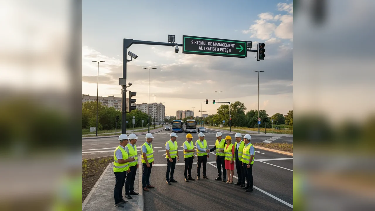 Finalizarea unui lot din sistemul de management al traficului din Pitești