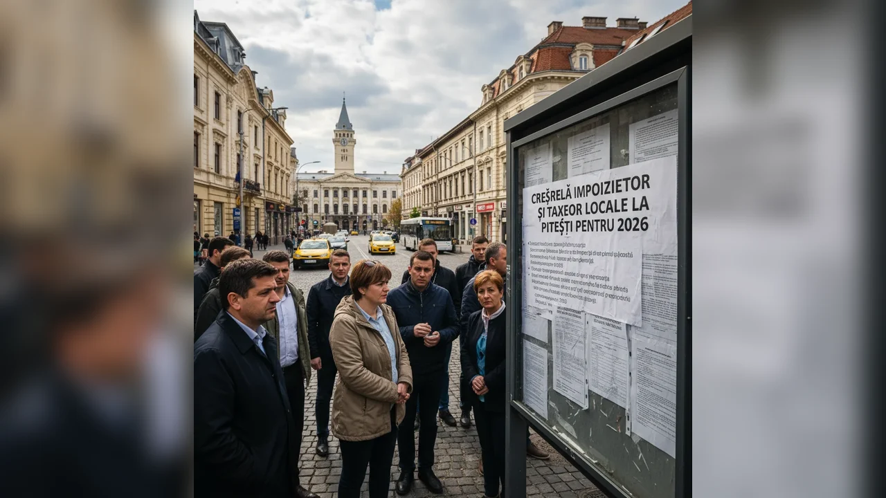 Impozitele și taxele locale pentru 2026 la Pitești, majorate prin indexare cu inflația și posibile noi modificări
