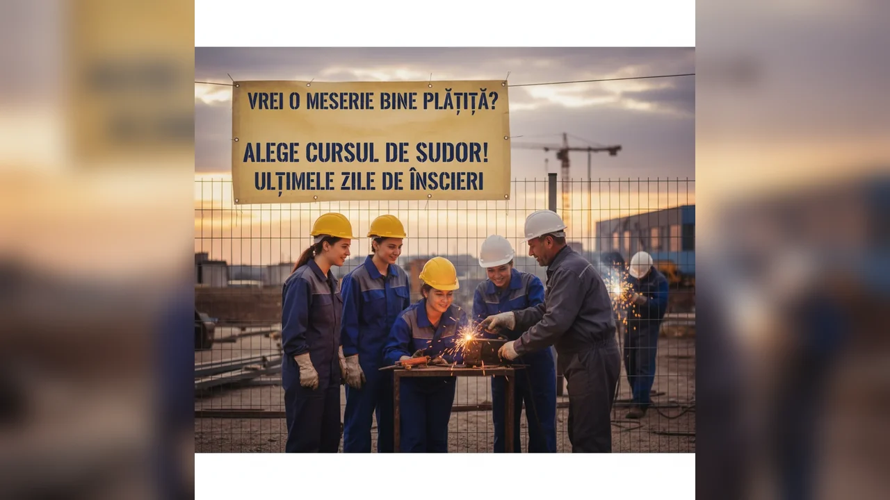Înscrie-te acum la Cursul de Sudură – Ultimele zile disponibile
