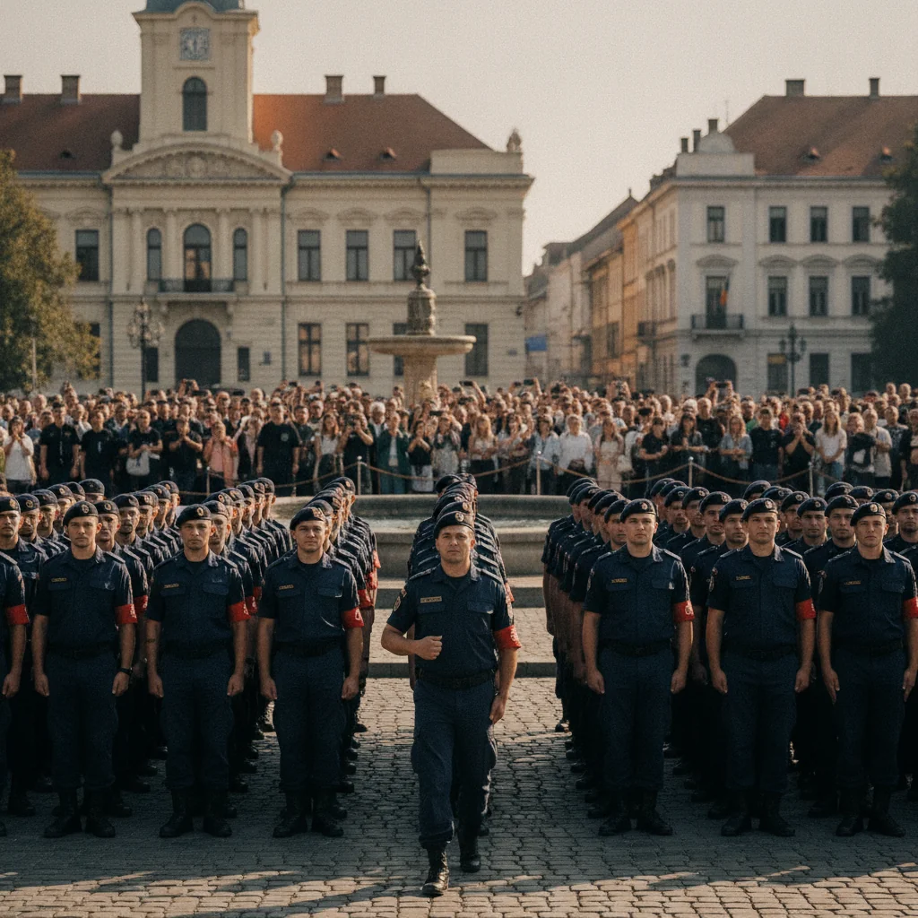 Jandarmii asigură ordinea publică la Festivalul Toamna piteșteană