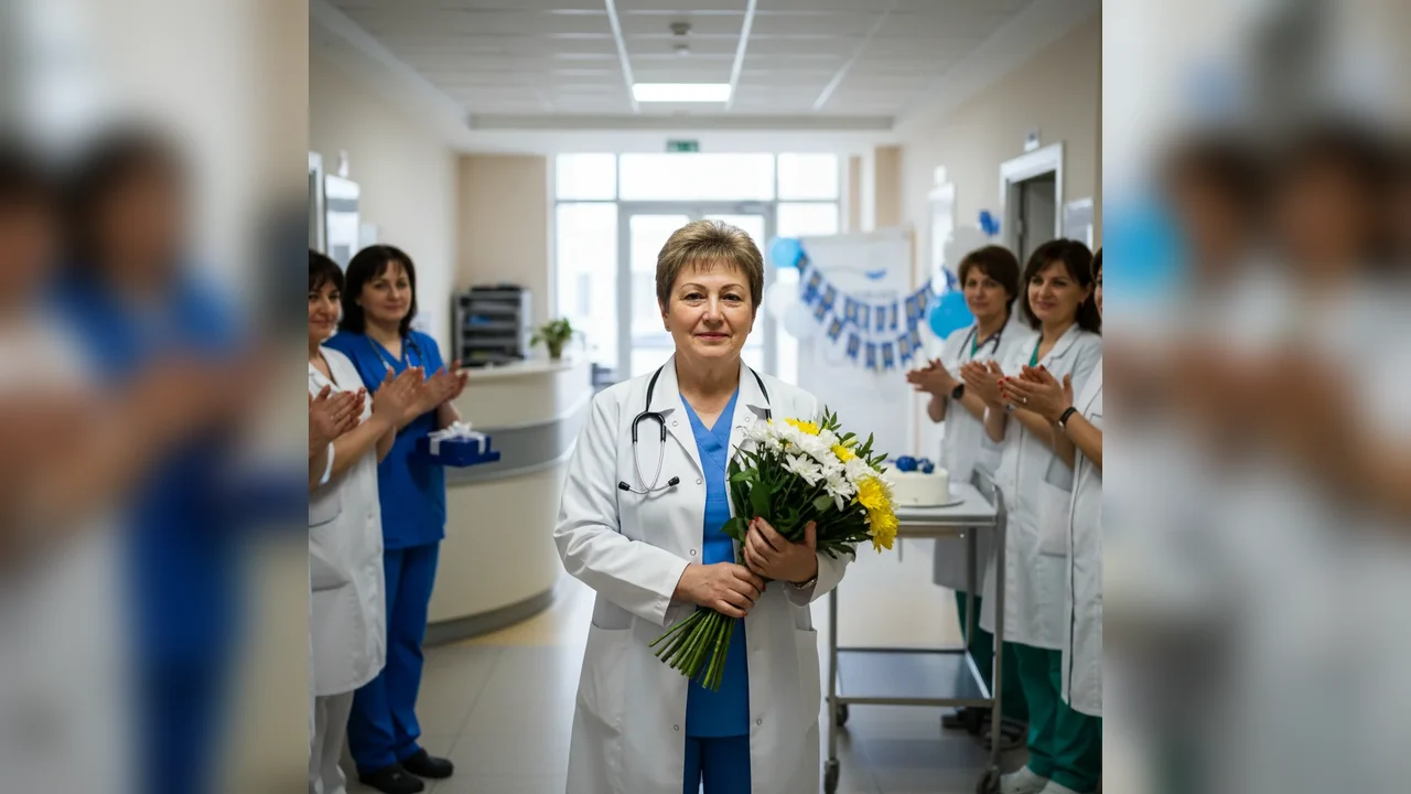 Medicul de urgență Alina Mărtău, reper al SJU Pitești, aniversată la 65 de ani
