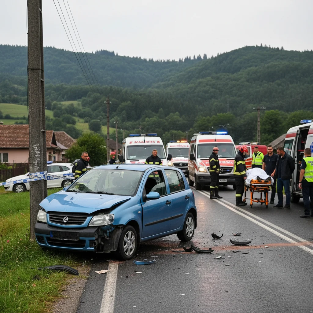 Mioveni, bd. Dacia: pieton de 28 de ani, acroșat pe zebră