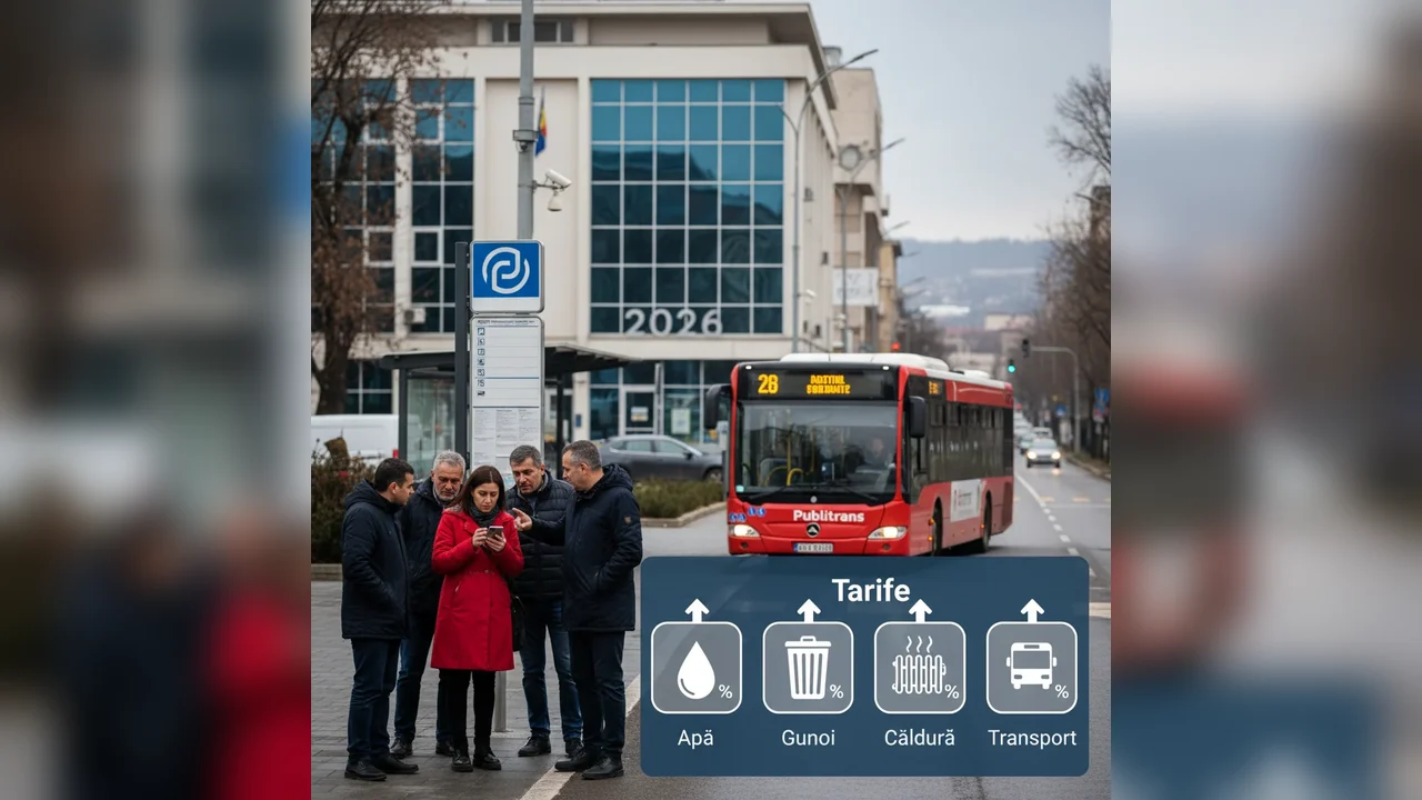 Noile tarife la apă, gunoi, căldură și transportul Publitrans
