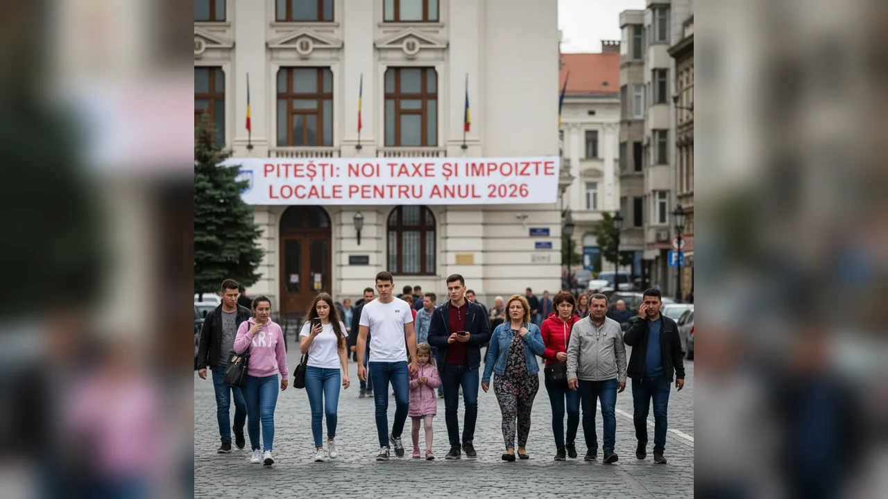 Pitești: Consiliul Local aprobă noile taxe și impozite locale pentru anul fiscal 2026