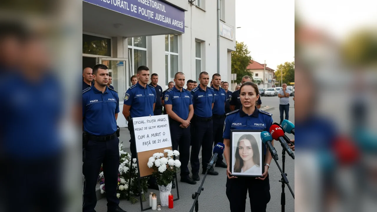Poliția Argeș anunță cauza decesului unei tinere de 21 de ani