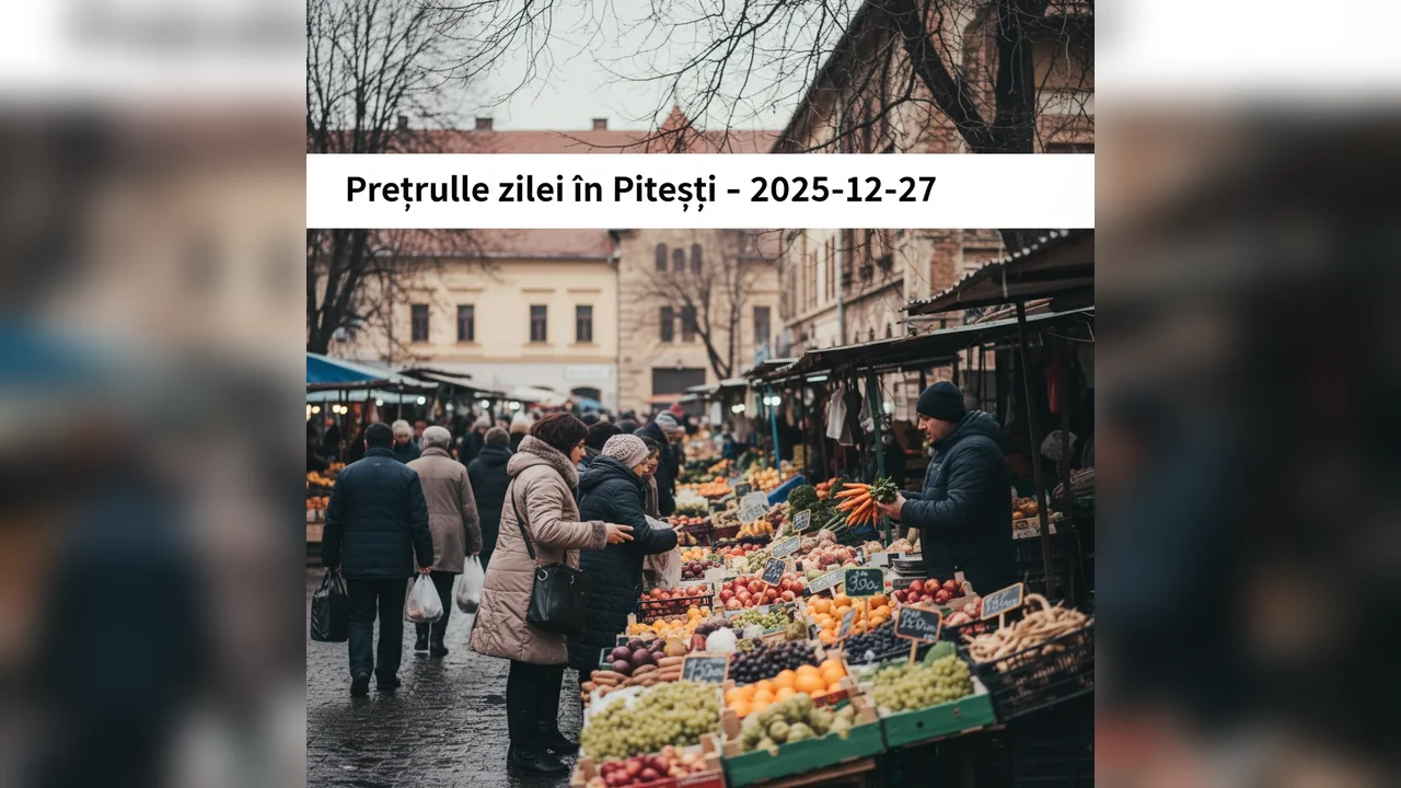 Prețurile zilei în Pitești – 2025-12-27