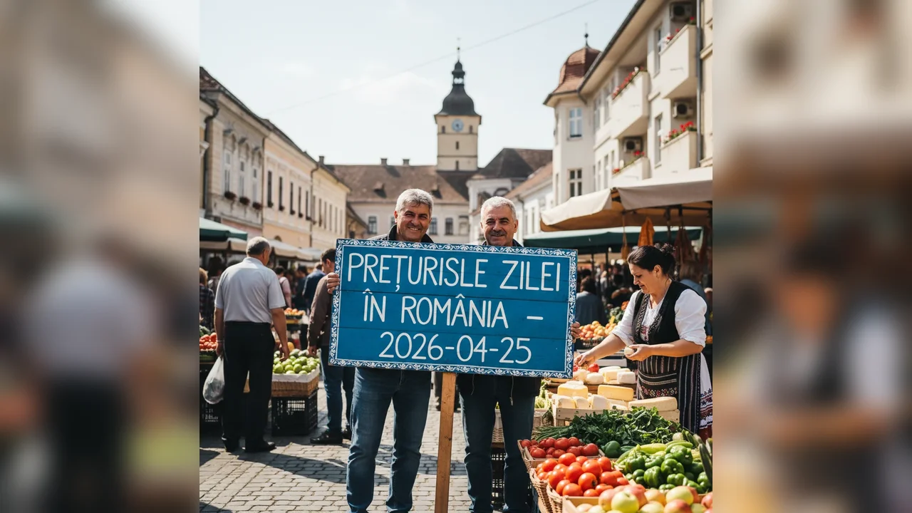Prețurile zilei în România – 2026-04-25