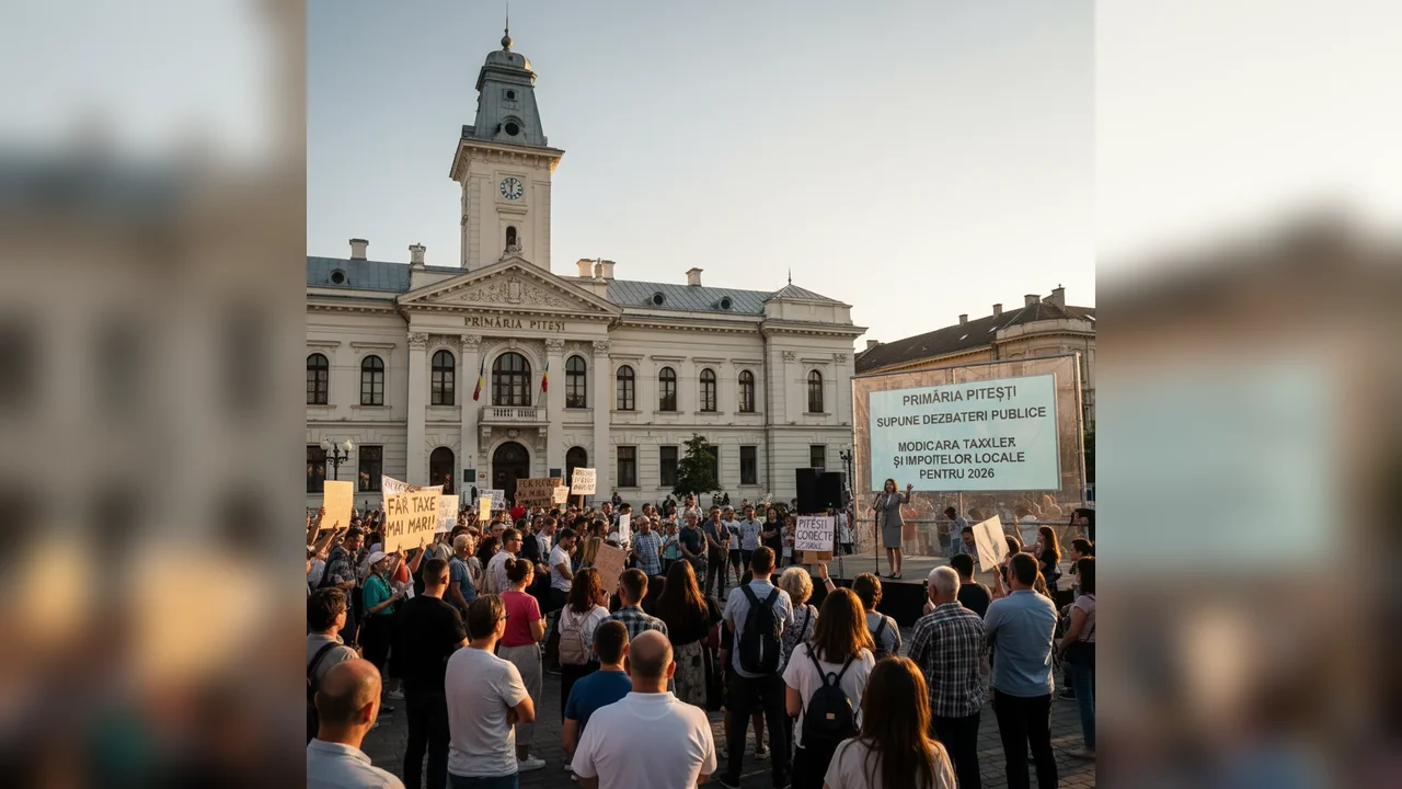 Primăria Pitești deschide dezbaterea publică pe proiectul de taxe și impozite locale pentru 2026