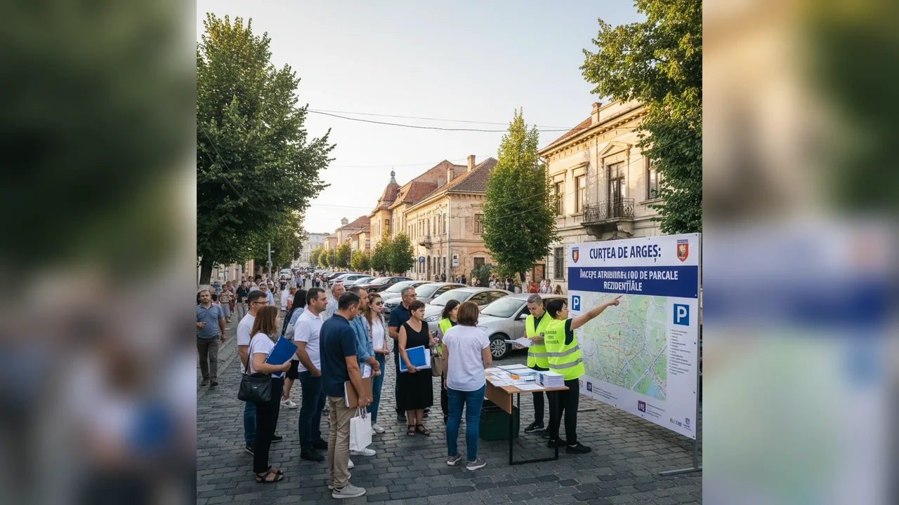Procedura pentru locurile de parcare rezidențiale începe la Curtea de Argeș. Detalii importante pentru șoferii din Pitești și județ