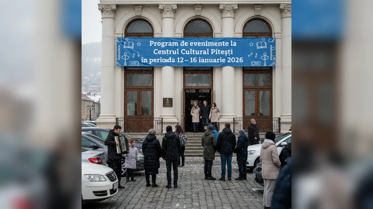 Program cultural și de dezvoltare personală la Centrul Cultural Pitești, între 12 și 16 ianuarie 2026