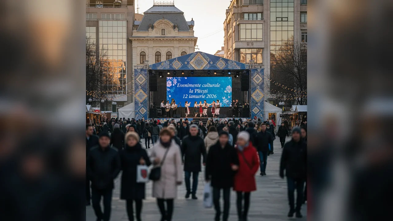 Program cultural și educativ anunțat la Pitești pentru 12 ianuarie 2026