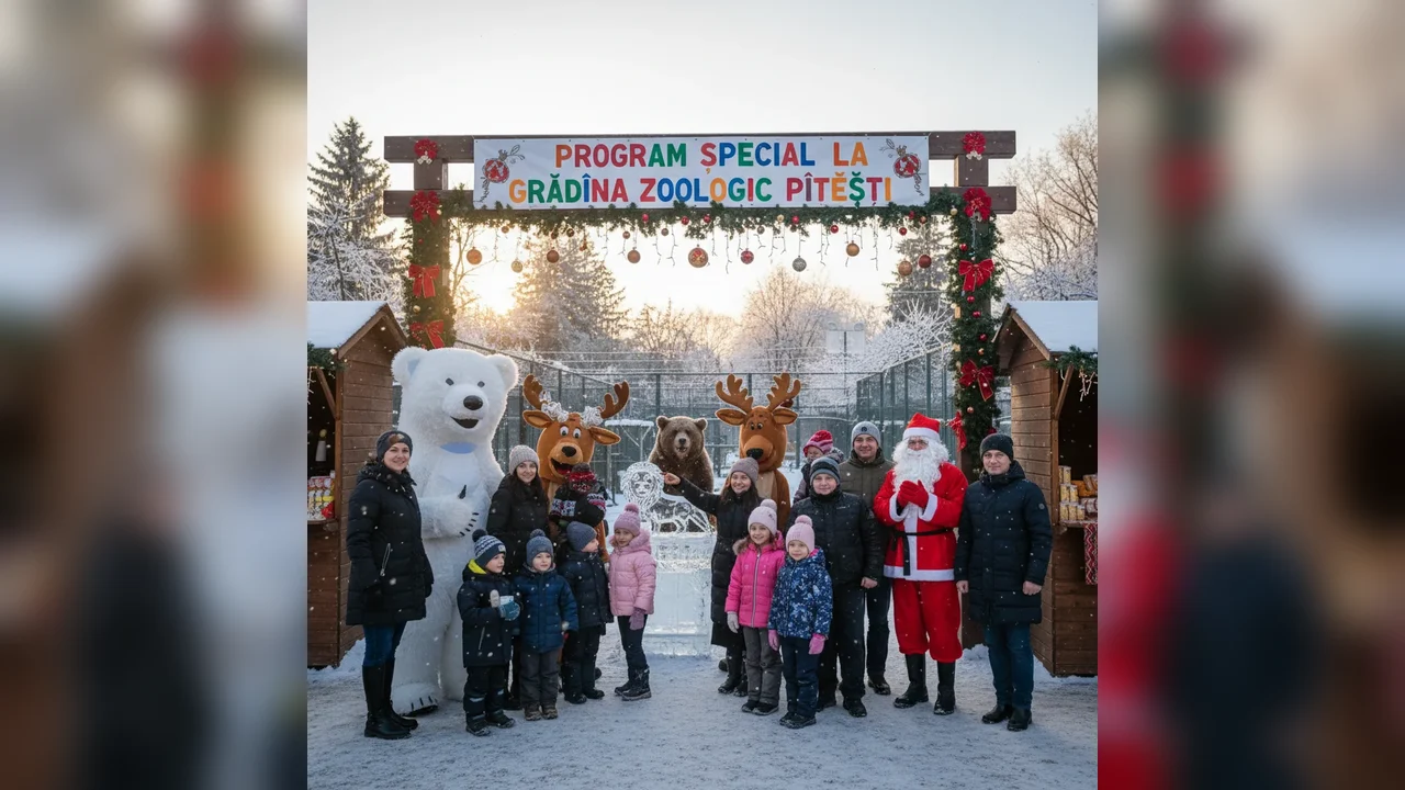 Program special de sărbători la Grădina Zoologică Pitești, anunțat de Primărie