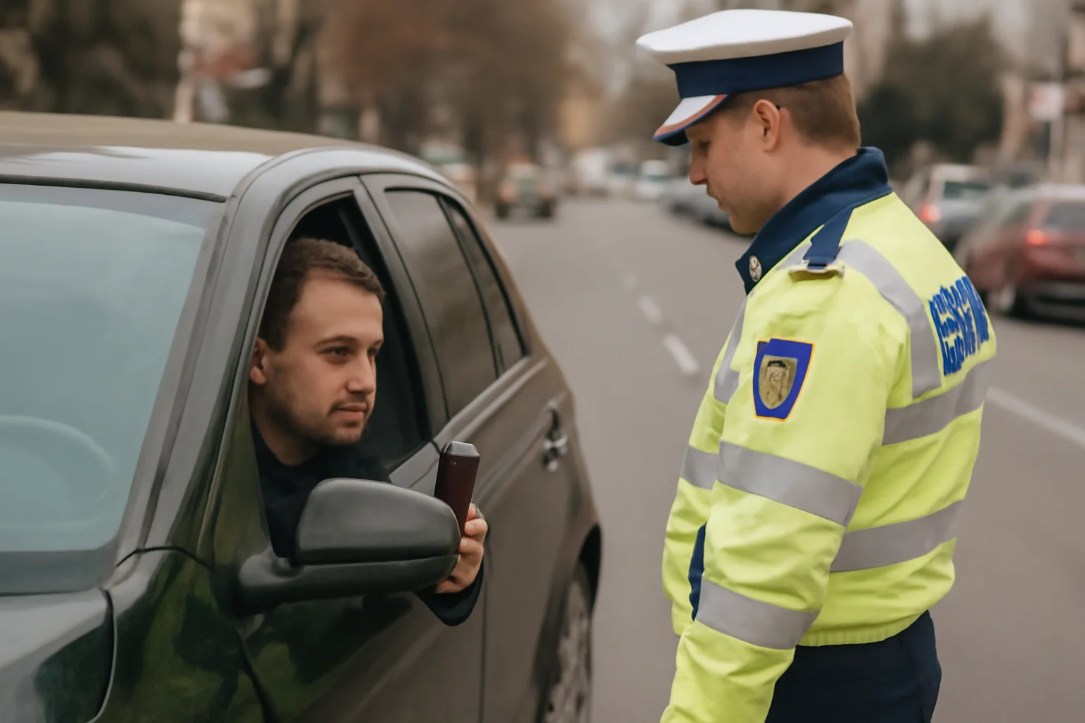Șofer din Rucăr, depistat drogat în trafic pe bulevardul Republicii din Pitești