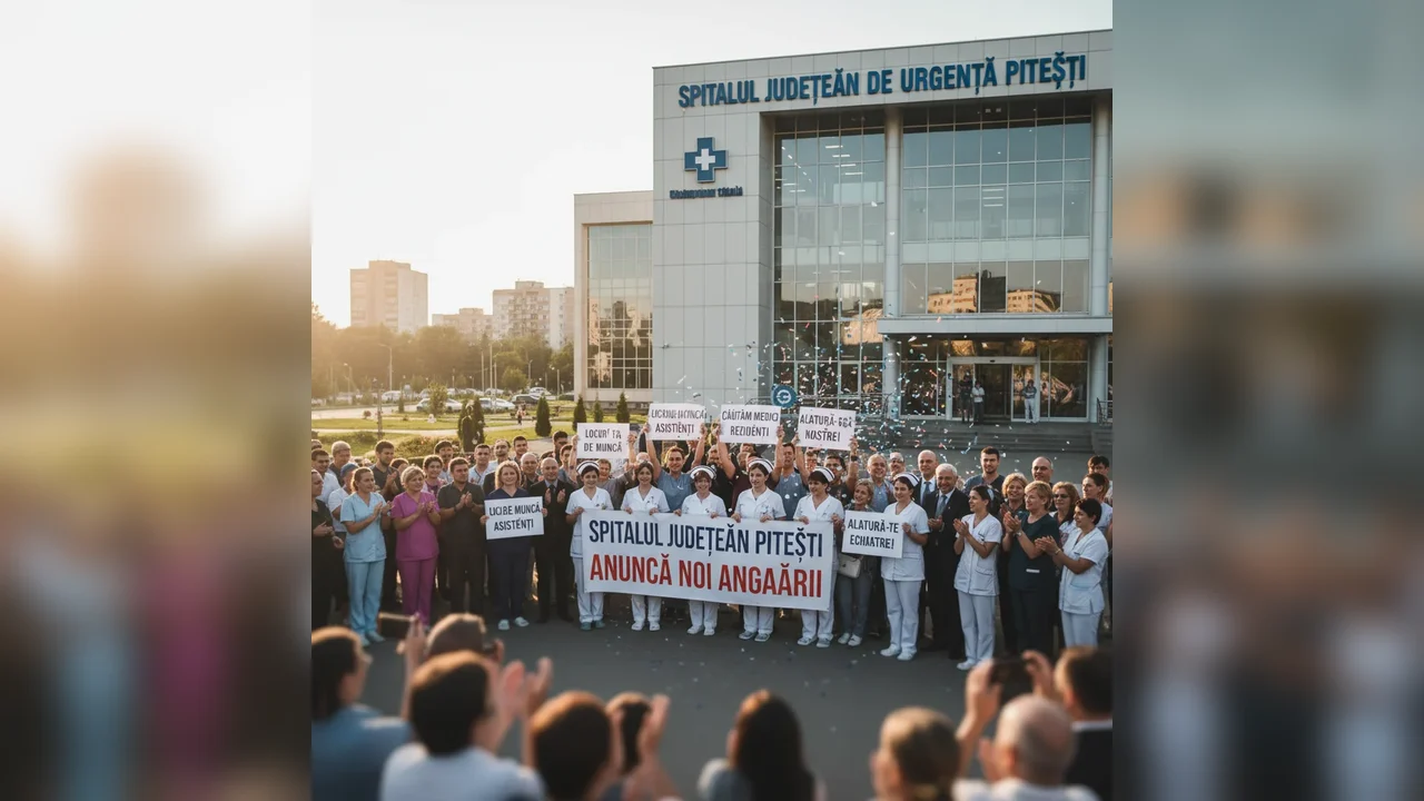 Spitalul Județean de Urgență Pitești anunță concurs pentru noi angajări