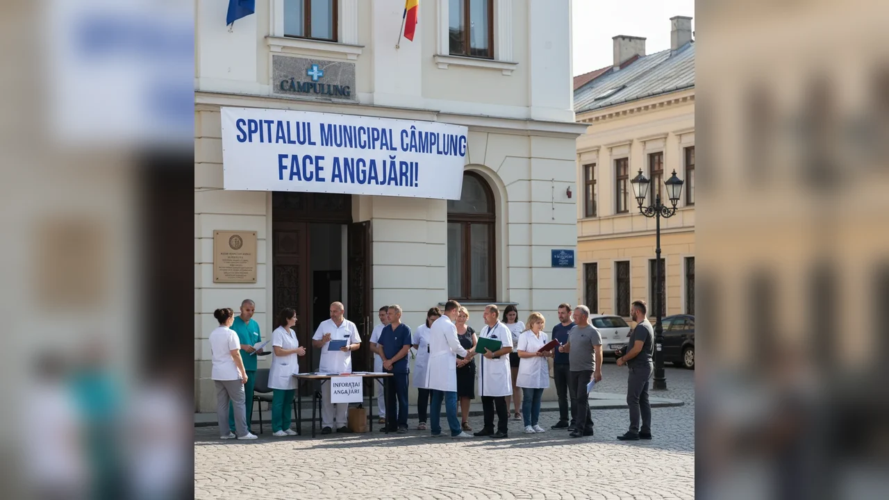 Spitalul Municipal Câmpulung anunță noi posturi disponibile pentru angajare!