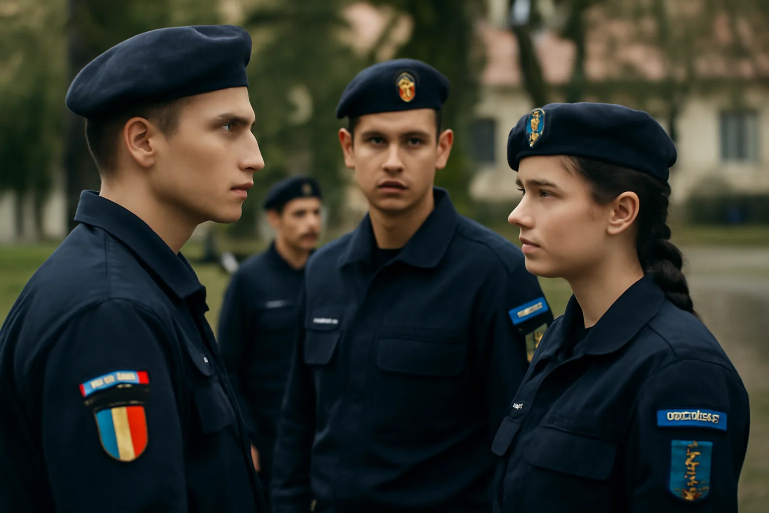 Stagiari ai școlilor militare de jandarmi își desfășoară practica la Inspectoratul de Jandarmi Argeș