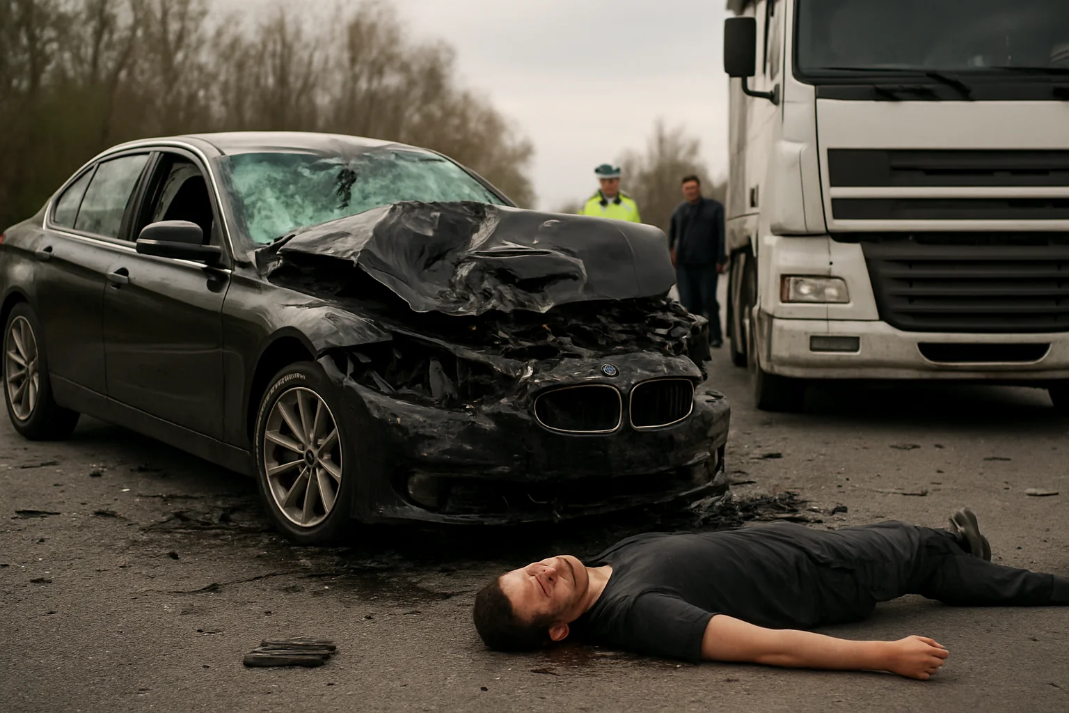 Tânăr decedat în accident rutier Suceava: BMW și camion implicate