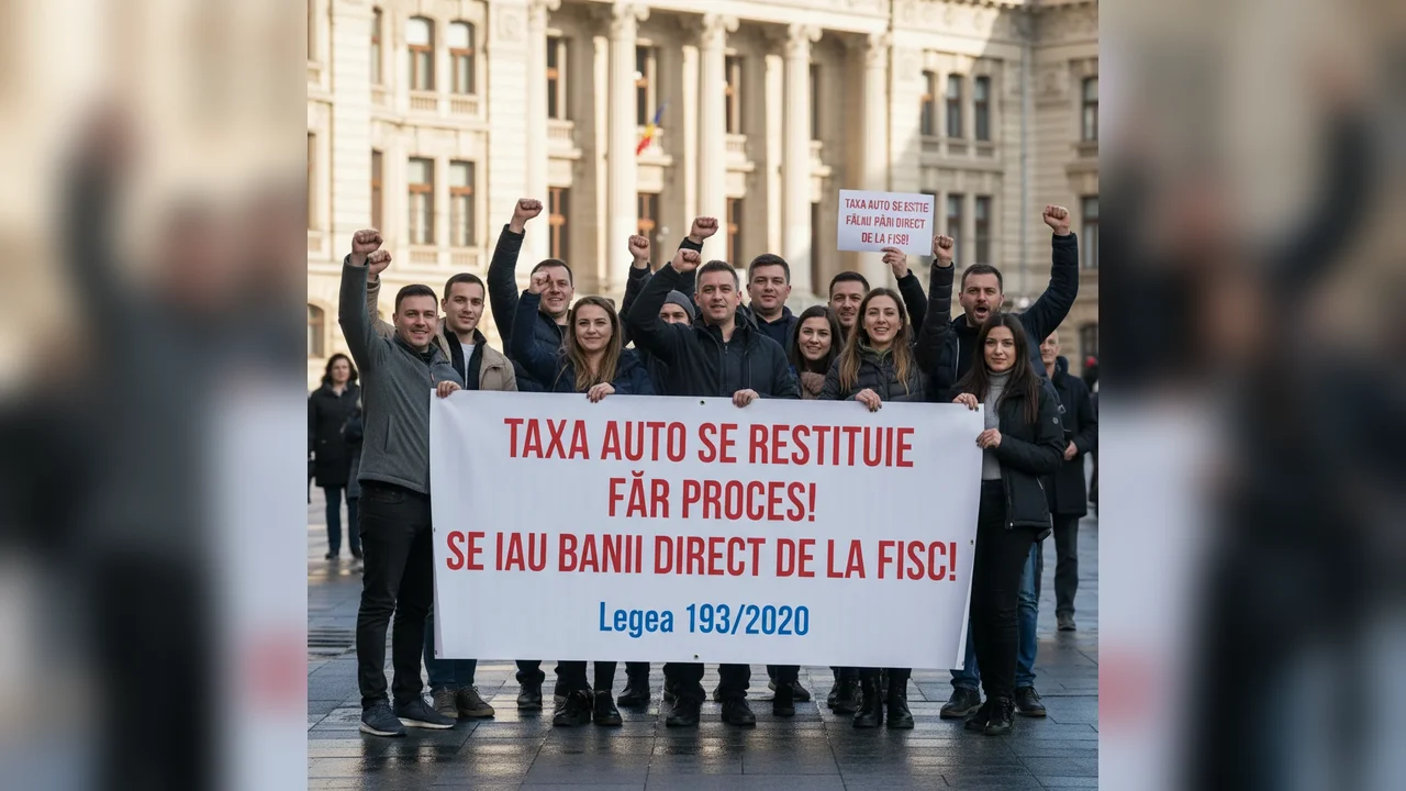 Taxa auto se restituie direct de la Fisc, fără proces! Iată cum poți recupera banii rapid