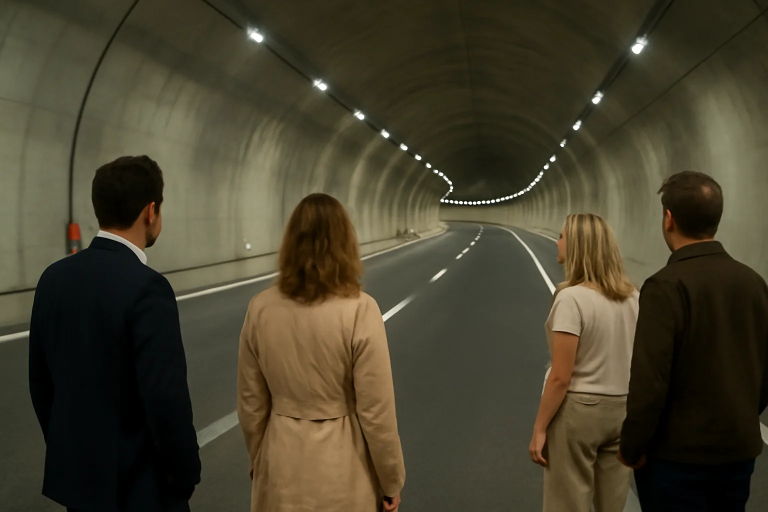 Tunelul cel mai lung de pe A1 Sibiu–Pitești, prezentat în premieră 3D pentru publicul din Pitești